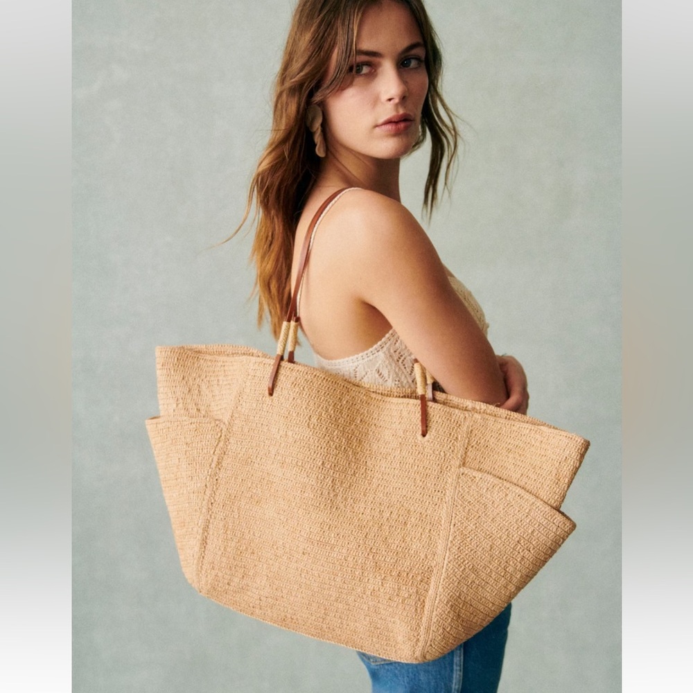Sezane Paloma Basket Bag Natural - SOLD OUT - EUC